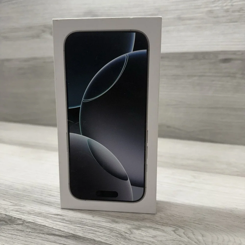 Apple iPhone 16 Pro Empty Box Only White Titanium 256GB Model A3083